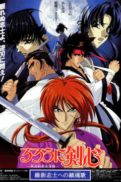 Обложка Rurouni Kenshin: Meiji Kenkaku Romantan - Ishinshishi e no Chinkonka