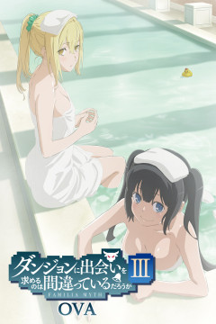 Обложка Dungeon ni Deai wo Motomeru no wa Machigatteiru Darou ka III OVA
